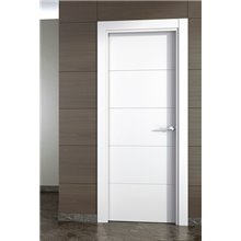 Puerta interior lisa LACADA BLANCA PVT5
