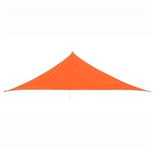 Toldo vela triángulo 4x4x4m naranja Outsunny