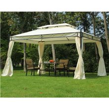 Pérgola 3x4x2,8m blanca Outsunny
