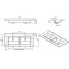 Lavabo sobreencimera doble &Aacute;rea Unisan 