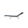 Tumbona Plegable Negro Outsunny