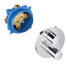 Conjunto de ducha termostático Round Roca