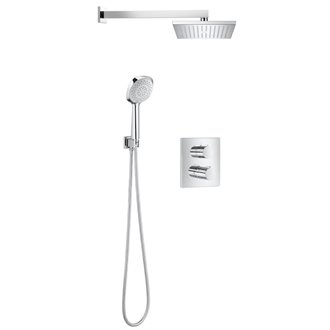 Conjunto de ducha termost&aacute;tico Square Roca