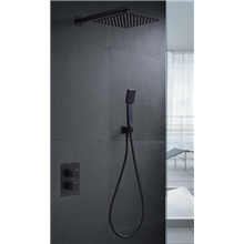 Conjunto de ducha Imex Negro Cies