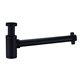 Sifón negro mate para lavabo o bidé IMEX