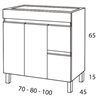 Mueble de ba&ntilde;o Nilo Futurba&ntilde;o