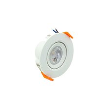 Foco LED circular direccionable Ø7x4cm 3W blanco