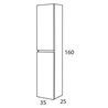 Mueble de ba&ntilde;o auxiliar Neo Futurba&ntilde;o