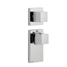 Grifo termostático de empotrar1 o 2 vías Block System Tres