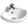 Lavabo suspendido blanco MINI esquina Tegler