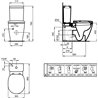 Inodoro completo compacto CONNECT Arco Ideal Standard