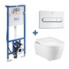 Pack smart toilet In-Wash suspendido Inspira ROCA