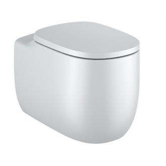 Inodoro Rimless tanque alto perla Beyond Roca de 58cm
