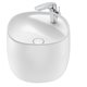 Lavabo con semipedestal Beyond 46x47cm Roca