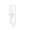 Columna de ba&ntilde;o Vitale Royo