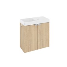Mueble 2 puertas 50cm Roble nature B-Box BATH+