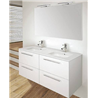 Mueble de ba&ntilde;o con lavabo cer&aacute;mico dos senos 120cm Easy Royo