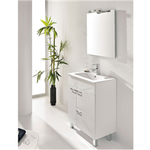 Mueble de baño con lavabo cerámico 70cm Confort Royo