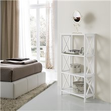 Estantería 4 baldas blanca IberoDepot