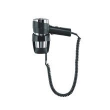 Soporte de pared con secador 1600W negro...