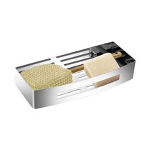 Cesta esponjera 30cm de acero inox Baño Diseño
