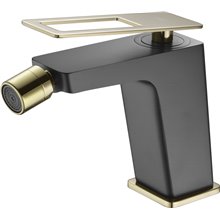 Grifo de bidé Negro Oro Suecia Imex