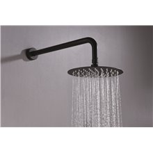 Conjunto de ducha empotrada Negro Mate Milos Imex