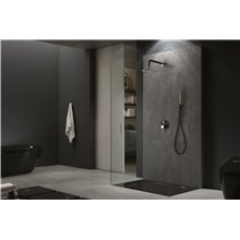 Conjunto de ducha Negro Oro Rosa Milos Imex