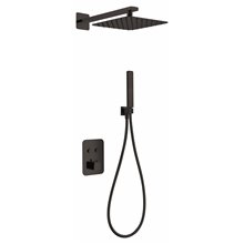 Conjunto de ducha Negro Mate Madeira Imex