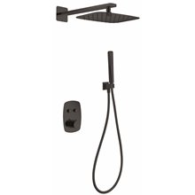 Conjunto de ducha Negro Mate Hidra Imex