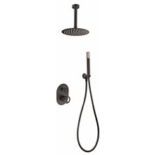 Conjunto de ducha Vesubio Negro Mate Imex