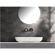 Grifo empotrado Negro Oro Rosa Milos Imex