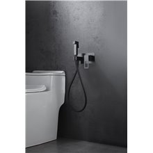 Grifo empotrado de bidé Negro Mate Suecia Imex