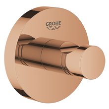 Colgador de base circular cobre brillo Essentials Grohe