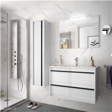 Mueble 80 cm Blanco 2 cajones ATTILA SALGAR