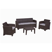Conjunto de color chocolate Salerno Chillvert