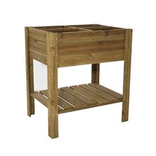 Mesa huerto de madera 80x60x88 Gardiun