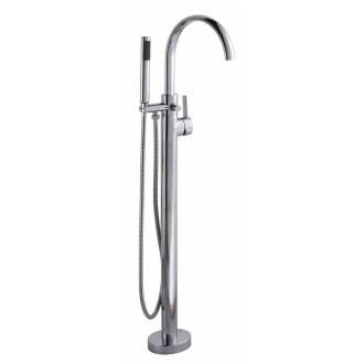 Grifo Mikura de fijaci&oacute;n a suelo para ba&ntilde;era con ducha