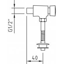 Grifo para urinario temporizado
