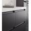 Mueble con lavabo resina 2 senos 120cm Roble chocolate B-Box BATH+
