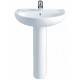 Lavabo con pedestal Elia 55x45,5cm