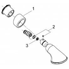 Rociador de pared 5 chorros Grohe Relexa 100 Five