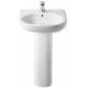 Lavabo con pedestal Meridian 55x46cm Roca