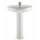 Lavabo con pedestal Victoria 52x41cm Roca