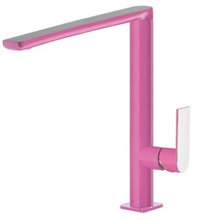 Grifo de lavabo recto de Acero TRES LOFT L