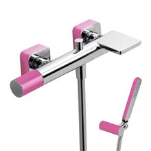 Kit de bañera-ducha Fucsia TRES LOFT