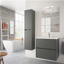 Mueble 60cm Blanco de 2 cajones SALGAR NOJA