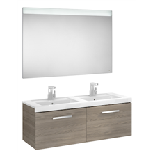 Pack mueble 120cm dos cajones fresno Prisma Roca