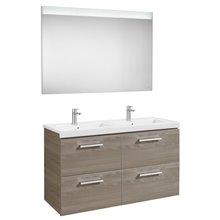 Pack mueble con lavabo cuatro cajones fresno Prisma Roca