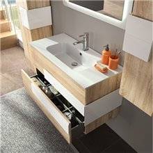 Mueble Roble/Blanco CRONOS SALGAR